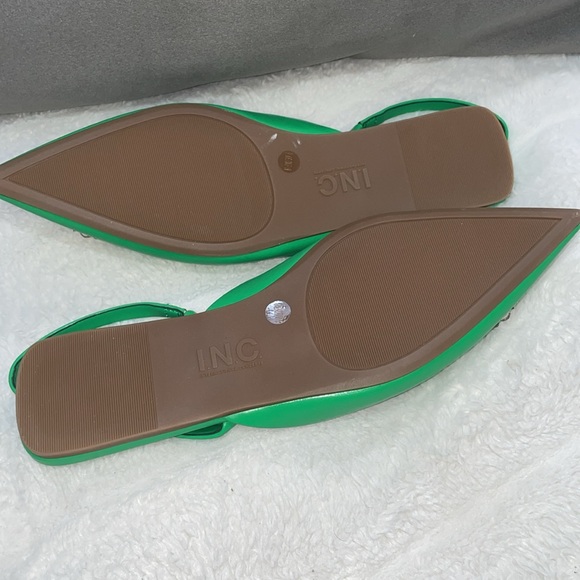 Inc International Concepts Women's Melicity Flats - Green 5.5M - Picture 4 of 9